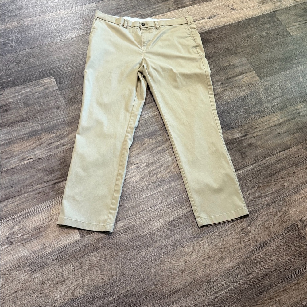 George Men's khaki Straight-Leg Pants
